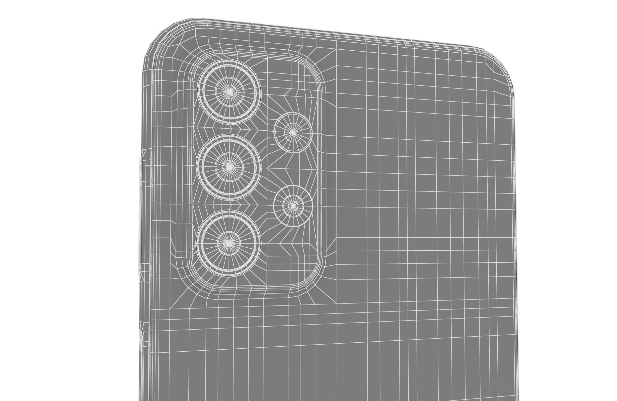 Samsung Galaxy A23 Blue 3D model_20