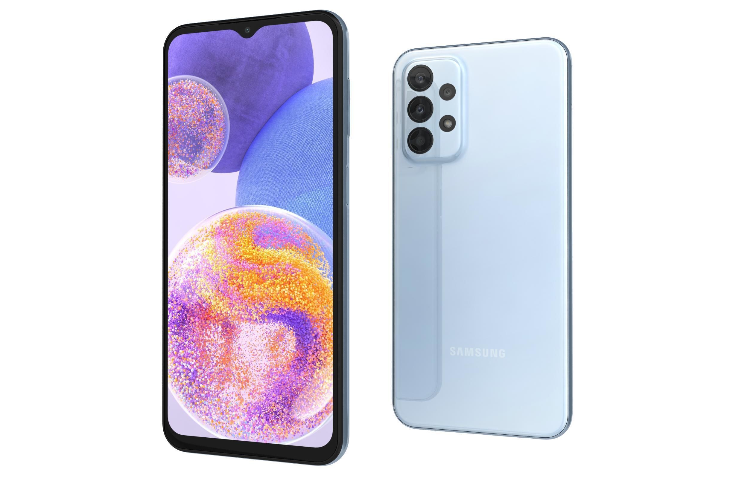 Samsung Galaxy A23 Blue 3D model_6