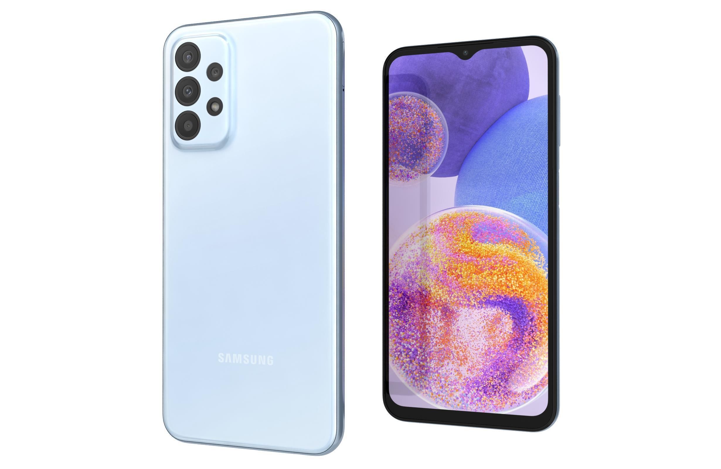 Samsung Galaxy A23 Blue 3D model_7