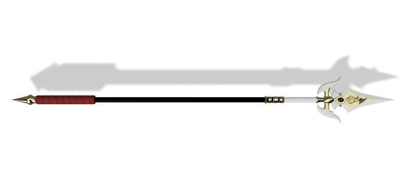 White Tassel STL Files Genshin Impact 3D print model_2