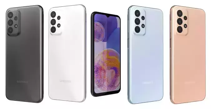 Samsung Galaxy A23 All Colors 3D model