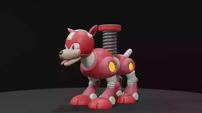 Rushcoil sonic robot dog