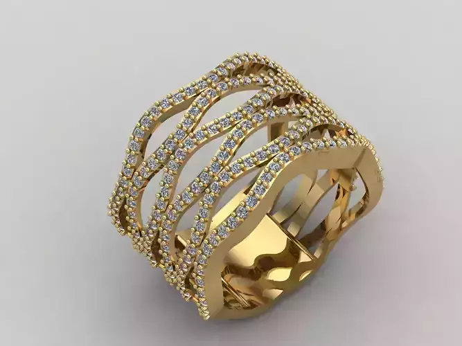 Mix Women Rings 3DM Render Files Machine Ready 18