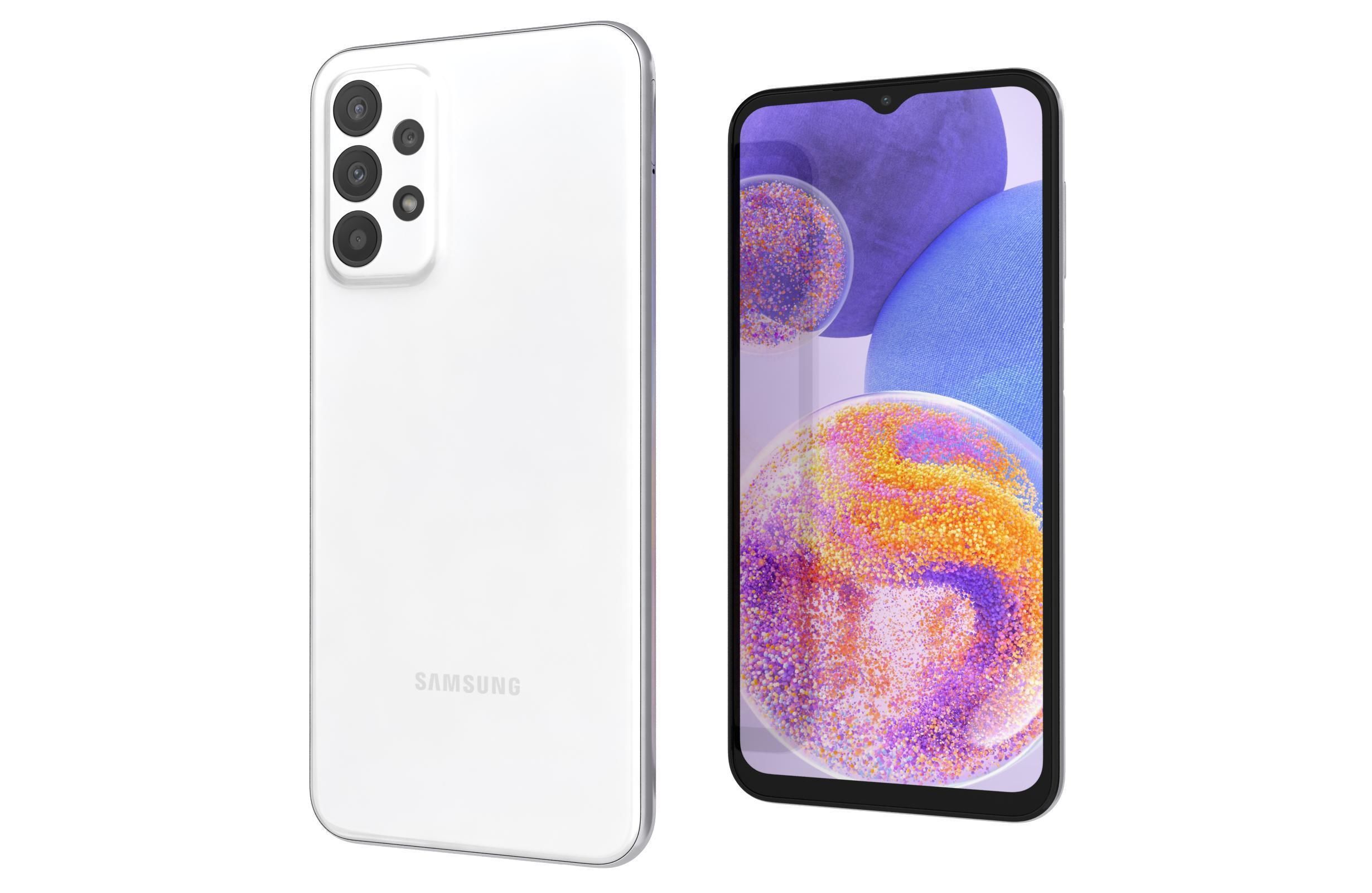 Samsung Galaxy A23 White 3D model_6