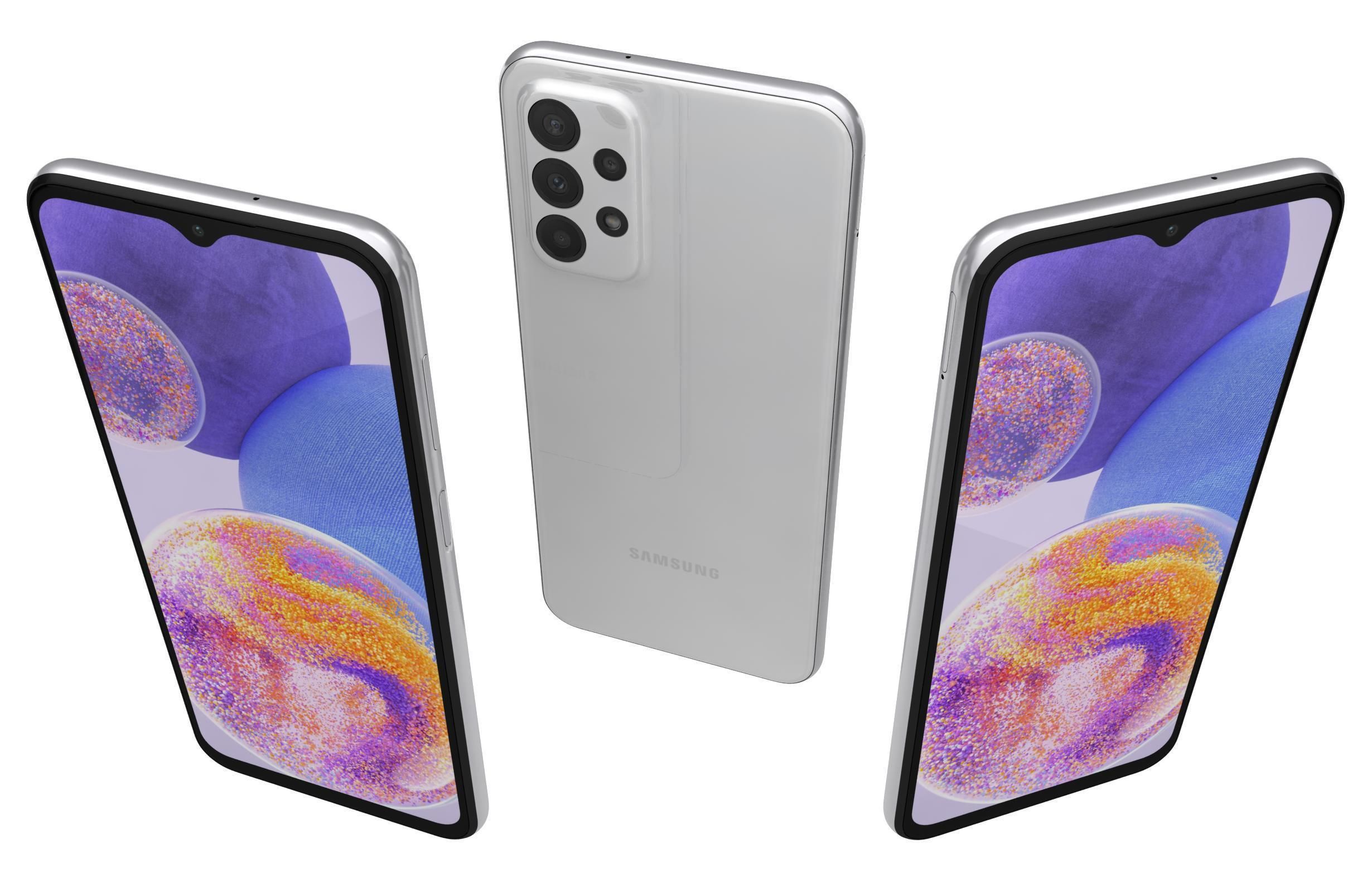 Samsung Galaxy A23 White 3D model_1