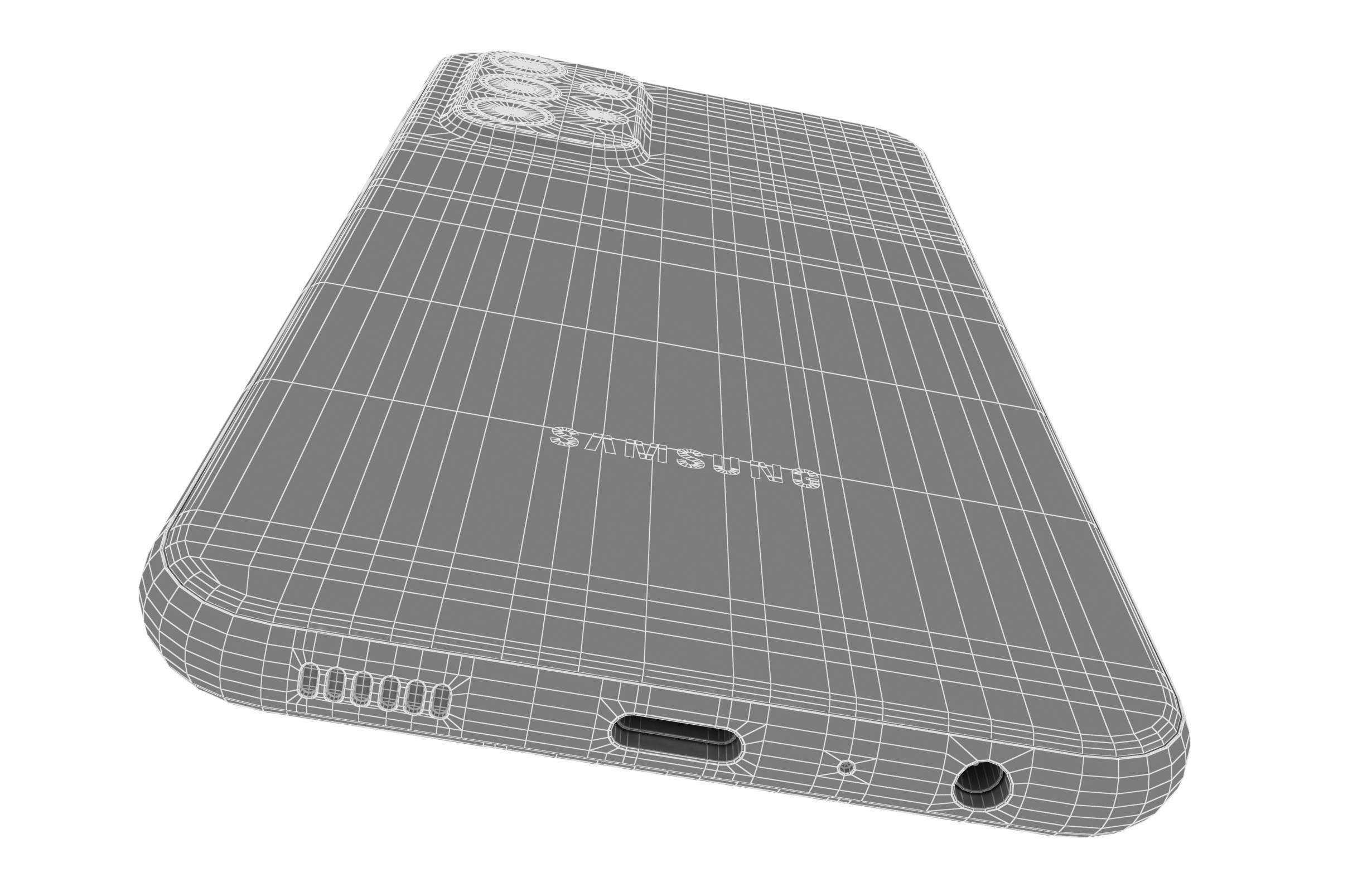 Samsung Galaxy A23 White 3D model_21