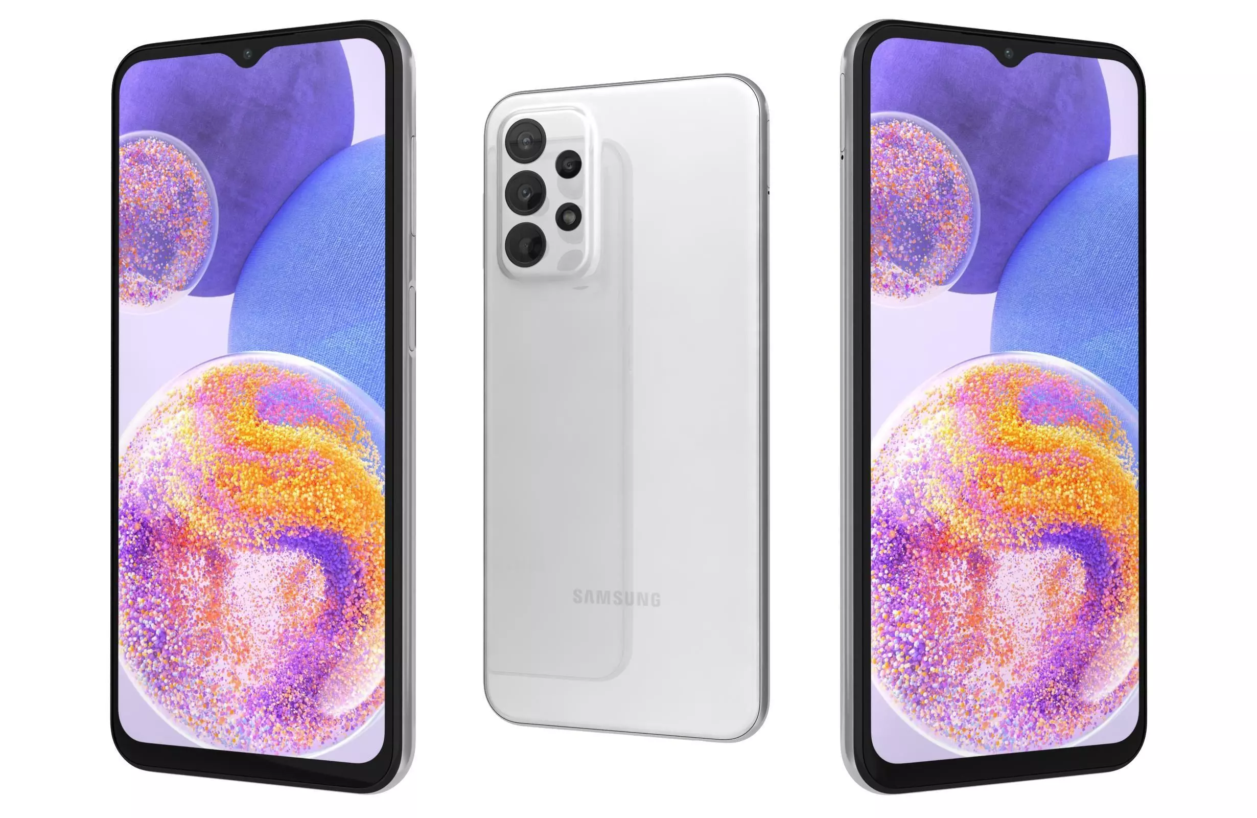 Samsung Galaxy A23 White 3D model_0