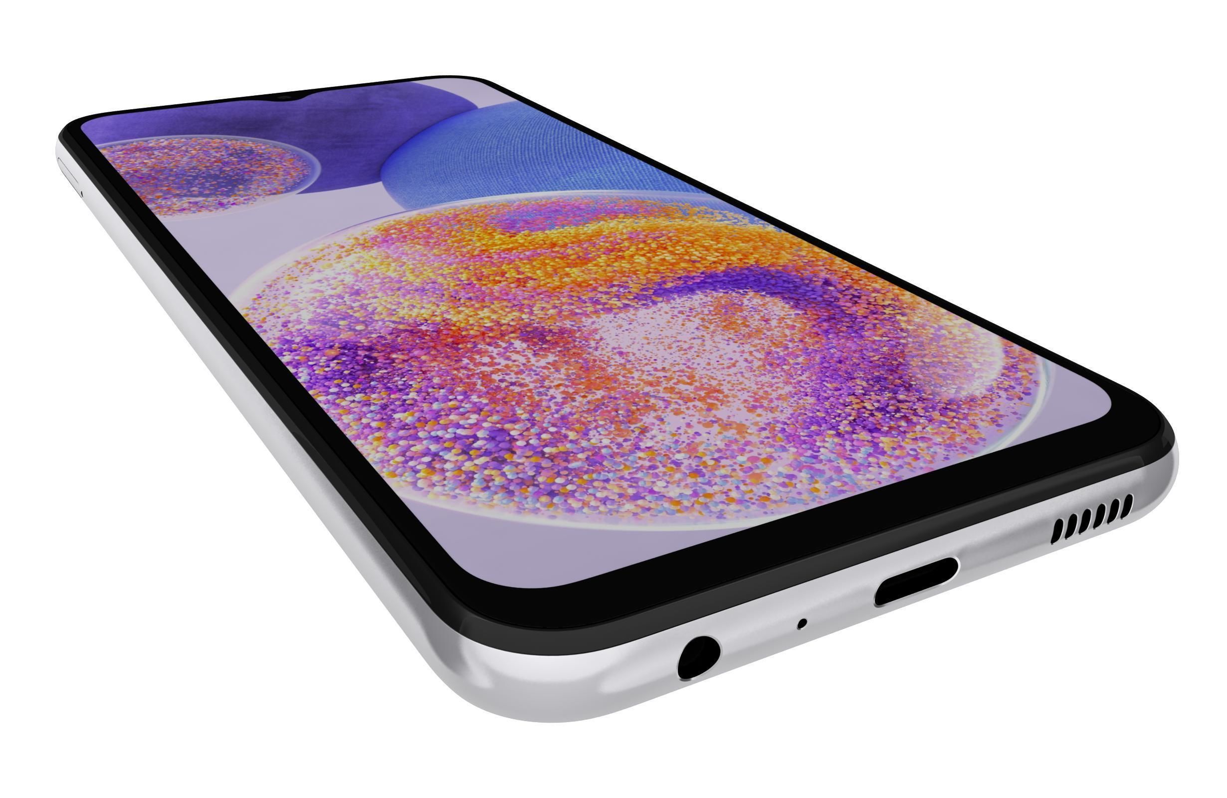 Samsung Galaxy A23 White 3D model_12