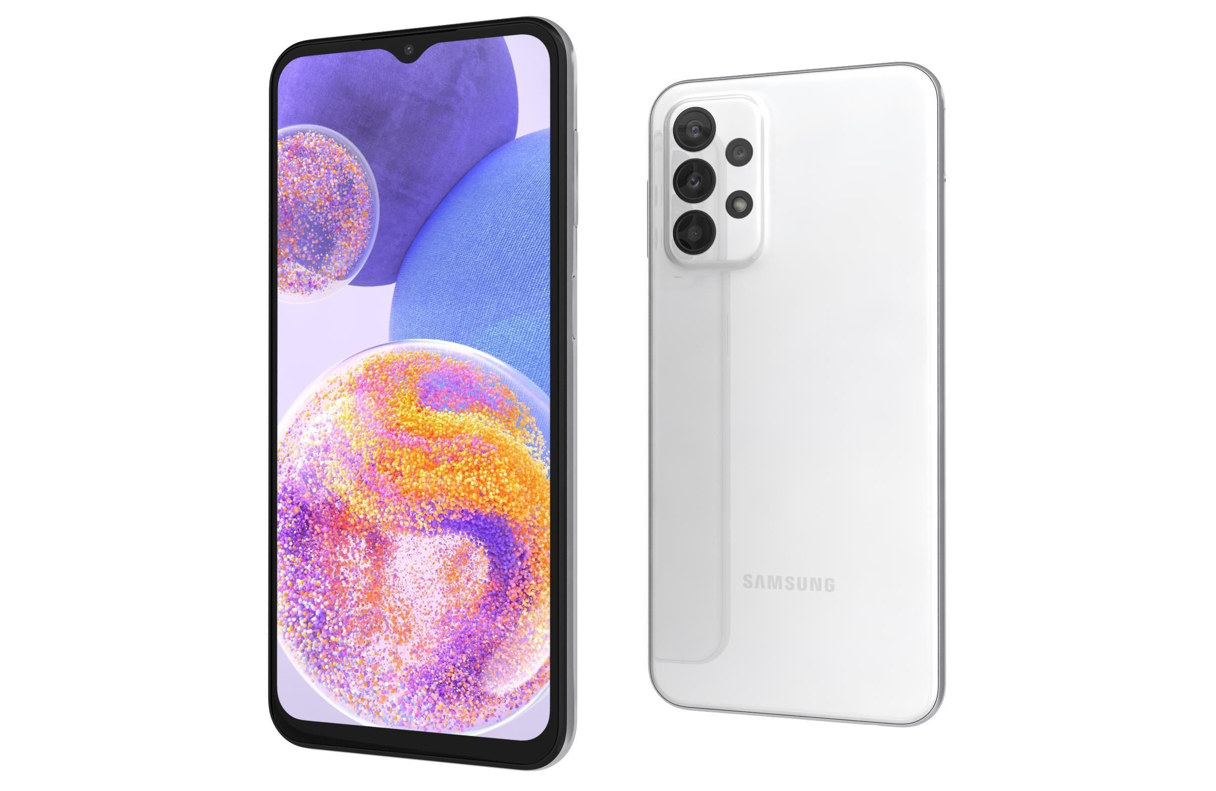 Samsung Galaxy A23 White 3D model_7