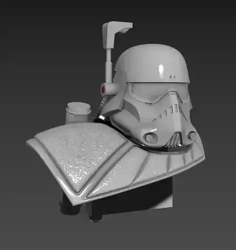 Imperial Navy Officer Full Size and One12 STL upgrade 3d files