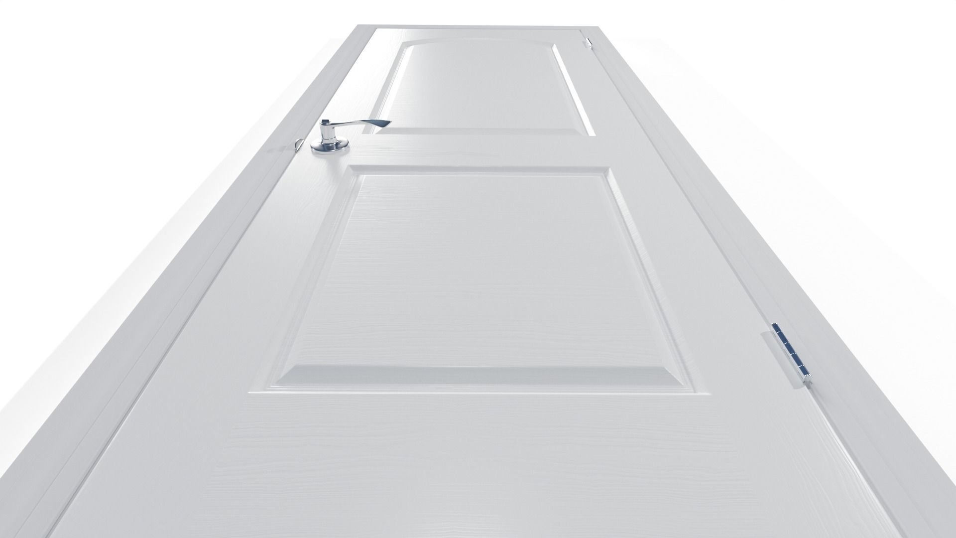 Home Interior Doors and Knobs Pack High Poly Low Poly Low-poly 3D model_4