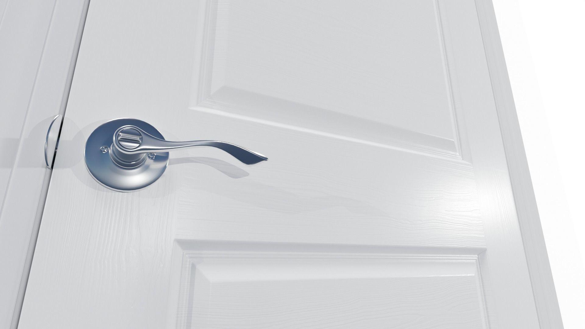 Home Interior Doors and Knobs Pack High Poly Low Poly Low-poly 3D model_1