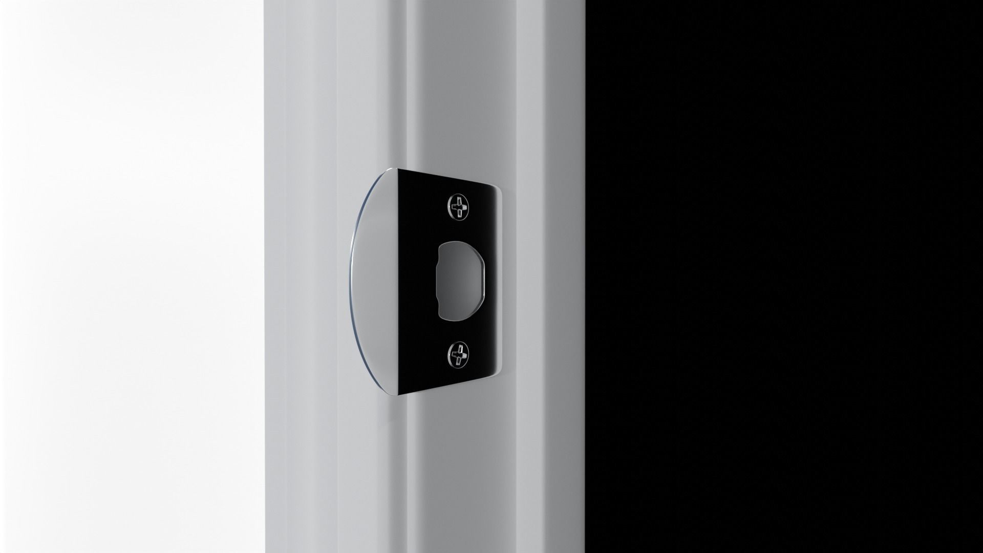 Home Interior Doors and Knobs Pack High Poly Low Poly Low-poly 3D model_10