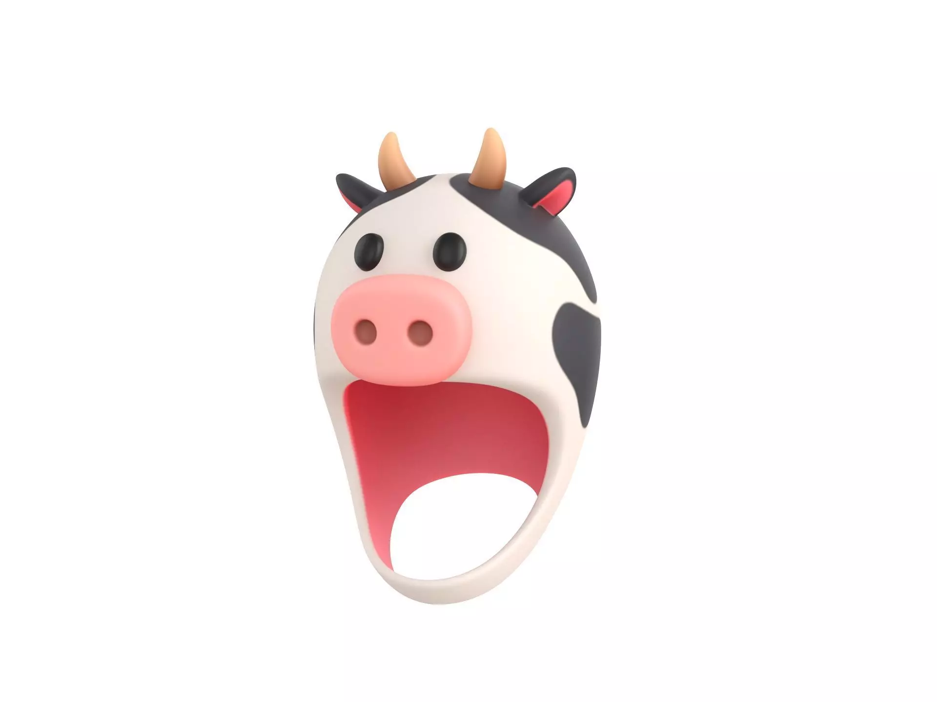 Prop066 Cow Hat 3D model