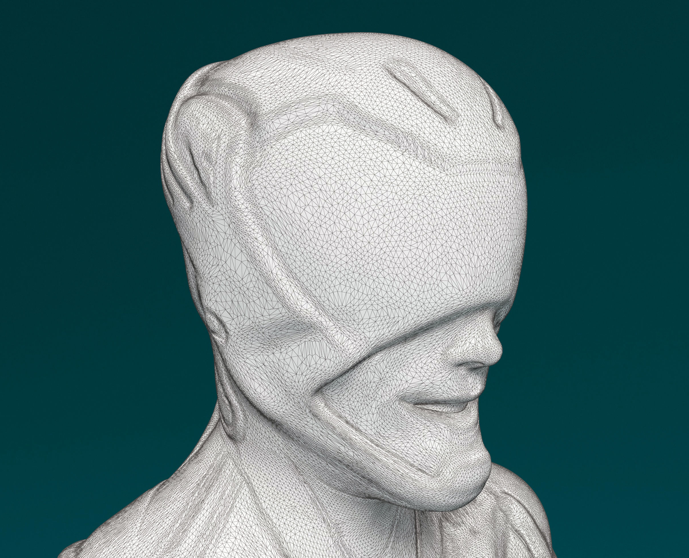 Cyborg 01 3D print model_5