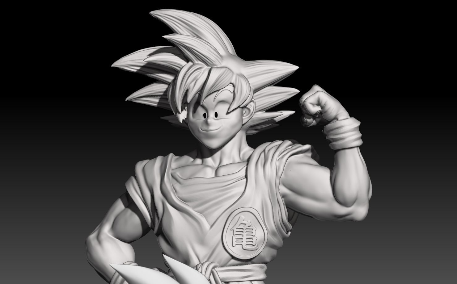 Goku Kid and Adult 3D print model_1