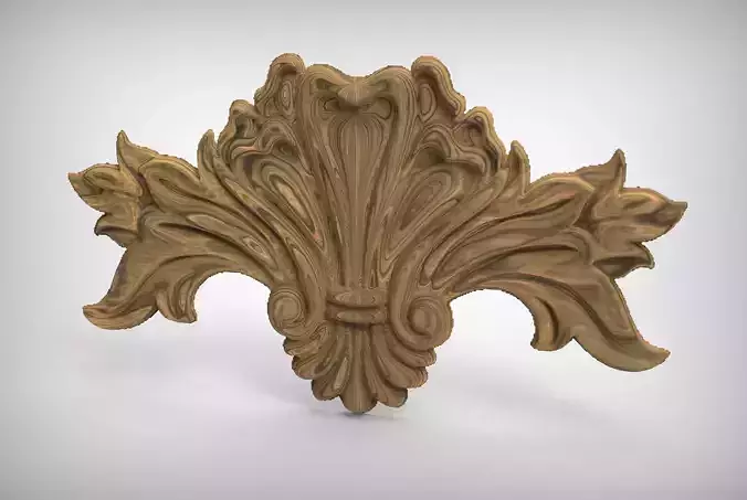 Floral Wood Carving for Furniture - 21