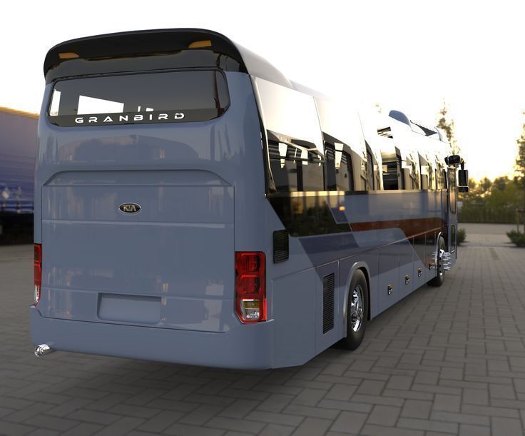 Kia Granbird 2011 3D Model  Low-poly 3D model_1