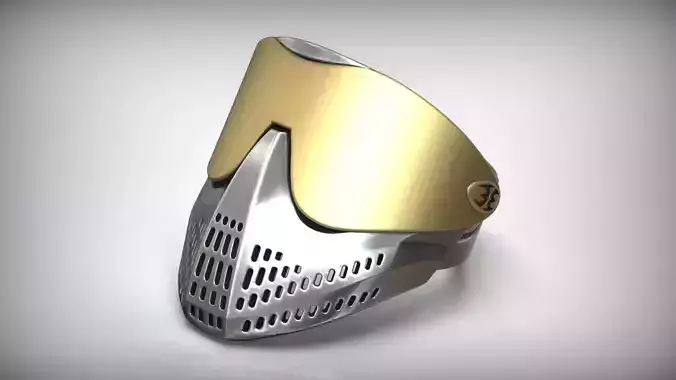 Paintball Mask Hip Hop Jewelry Silver Ring