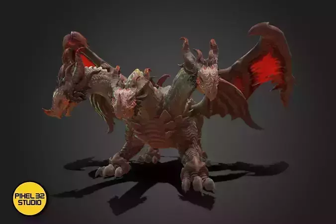 Fantasy Creature - Battle Dragon