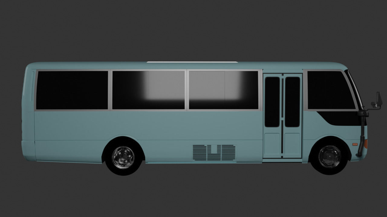 Mitsubishi Rosa 1999 3D Model 3D model_1