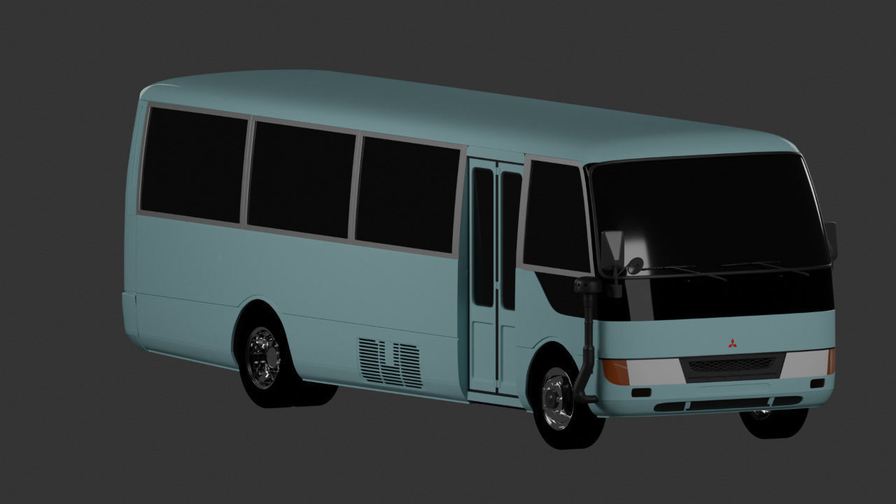 Mitsubishi Rosa 1999 3D Model 3D model_3