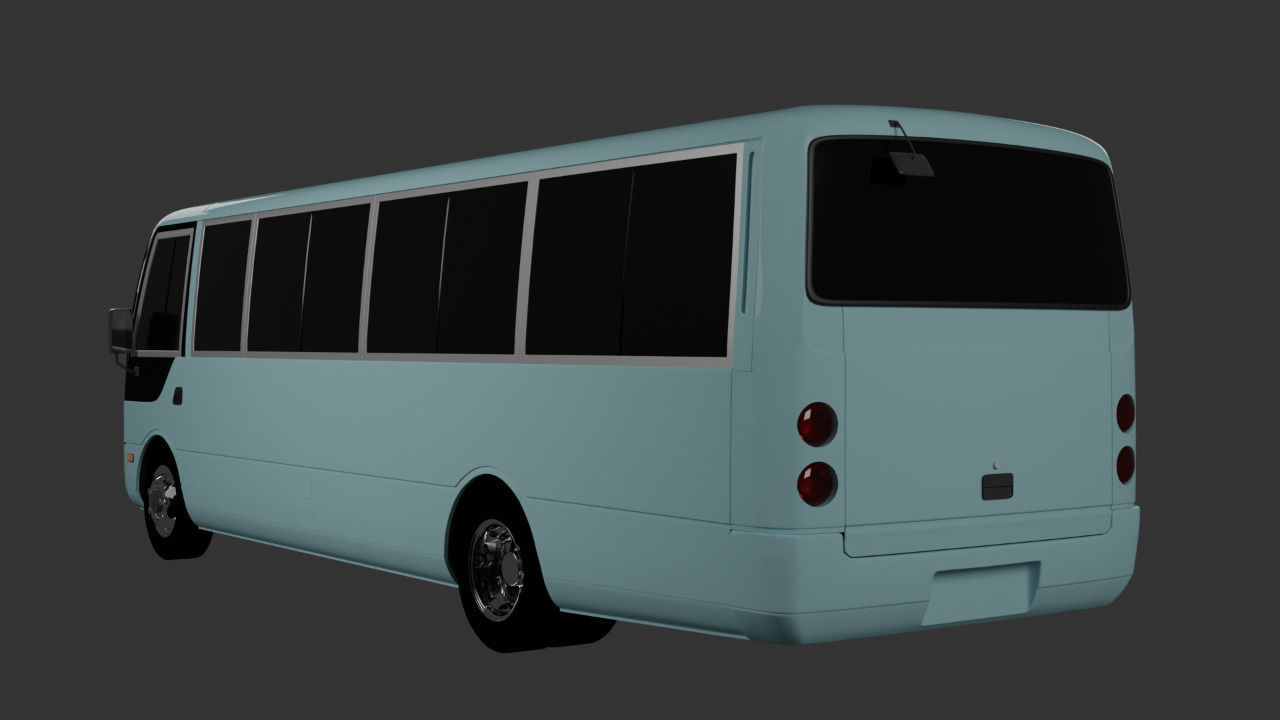 Mitsubishi Rosa 1999 3D Model 3D model_2