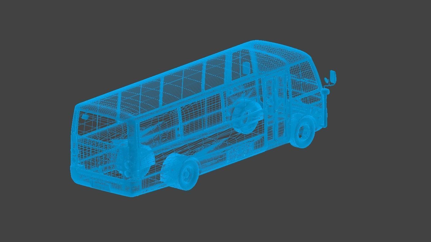 Mitsubishi Rosa 1999 3D Model 3D model_4