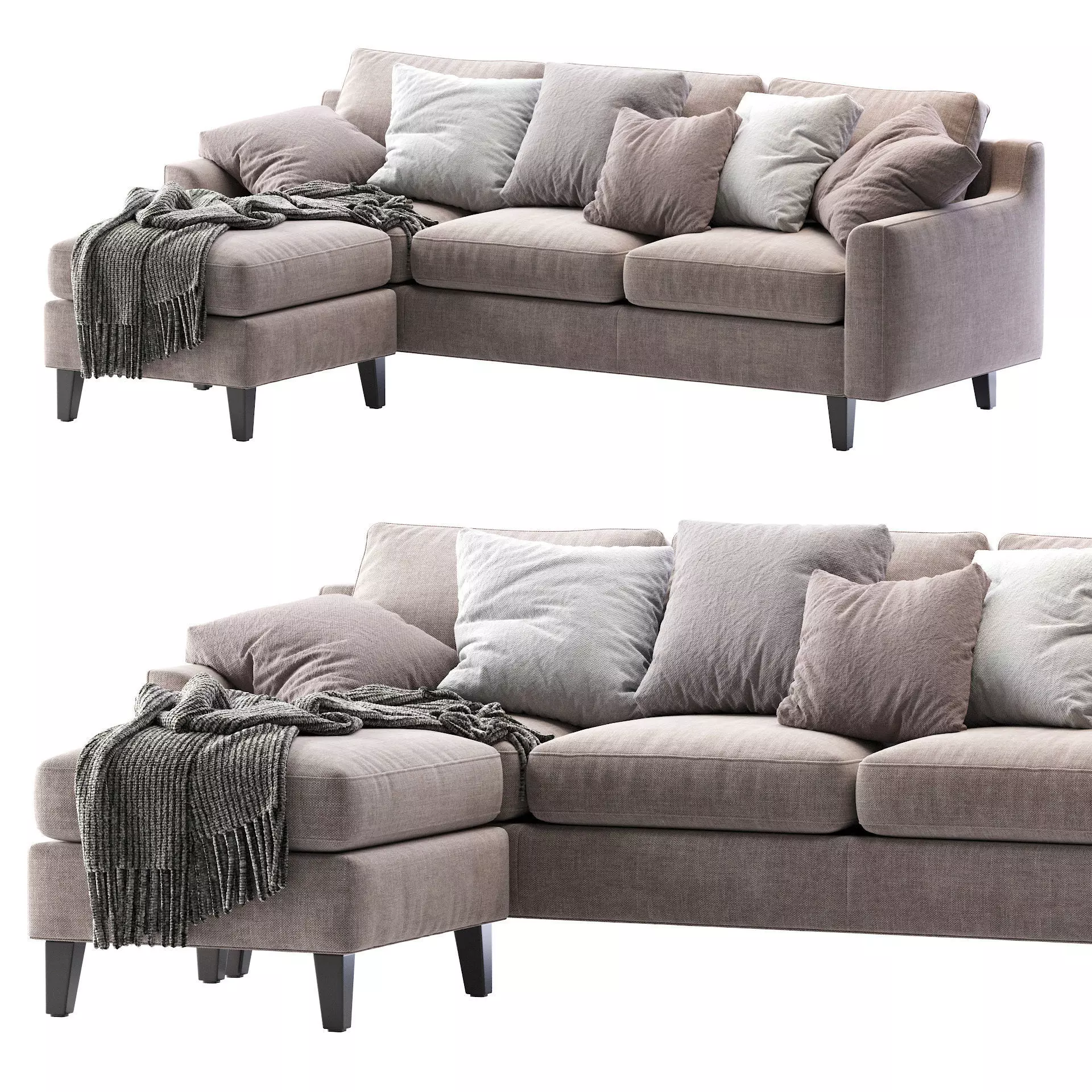 Beverly Sofa 1 3D model