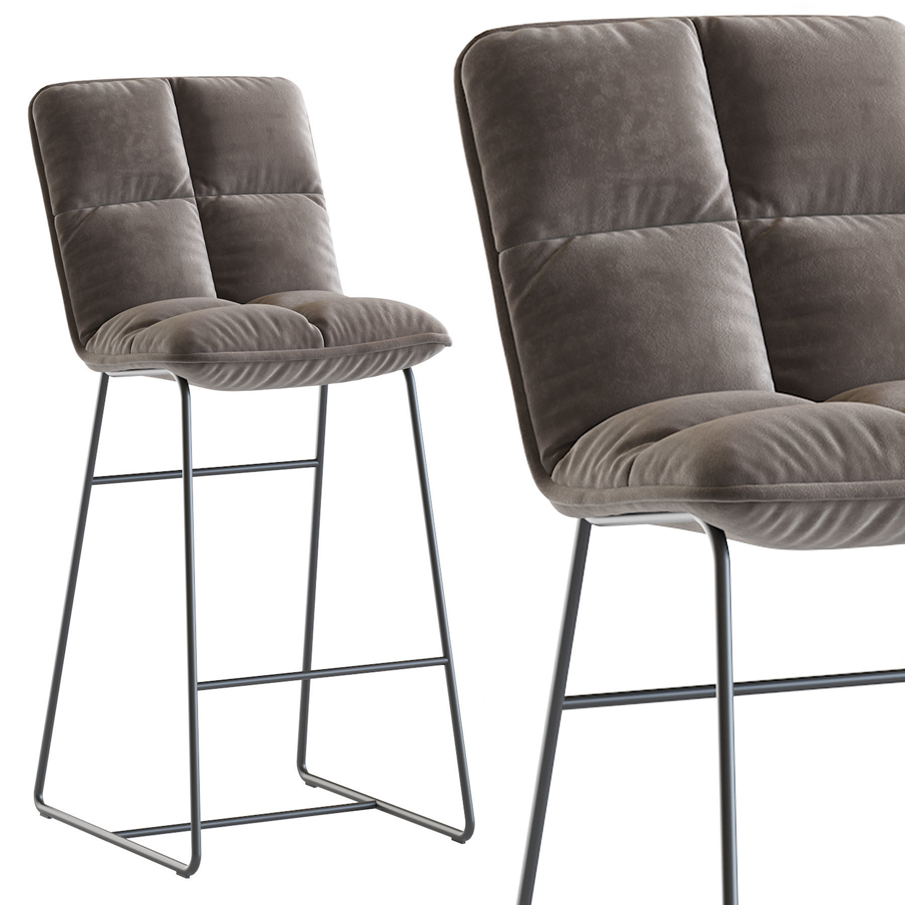 Barstool Cloud 3D model_10