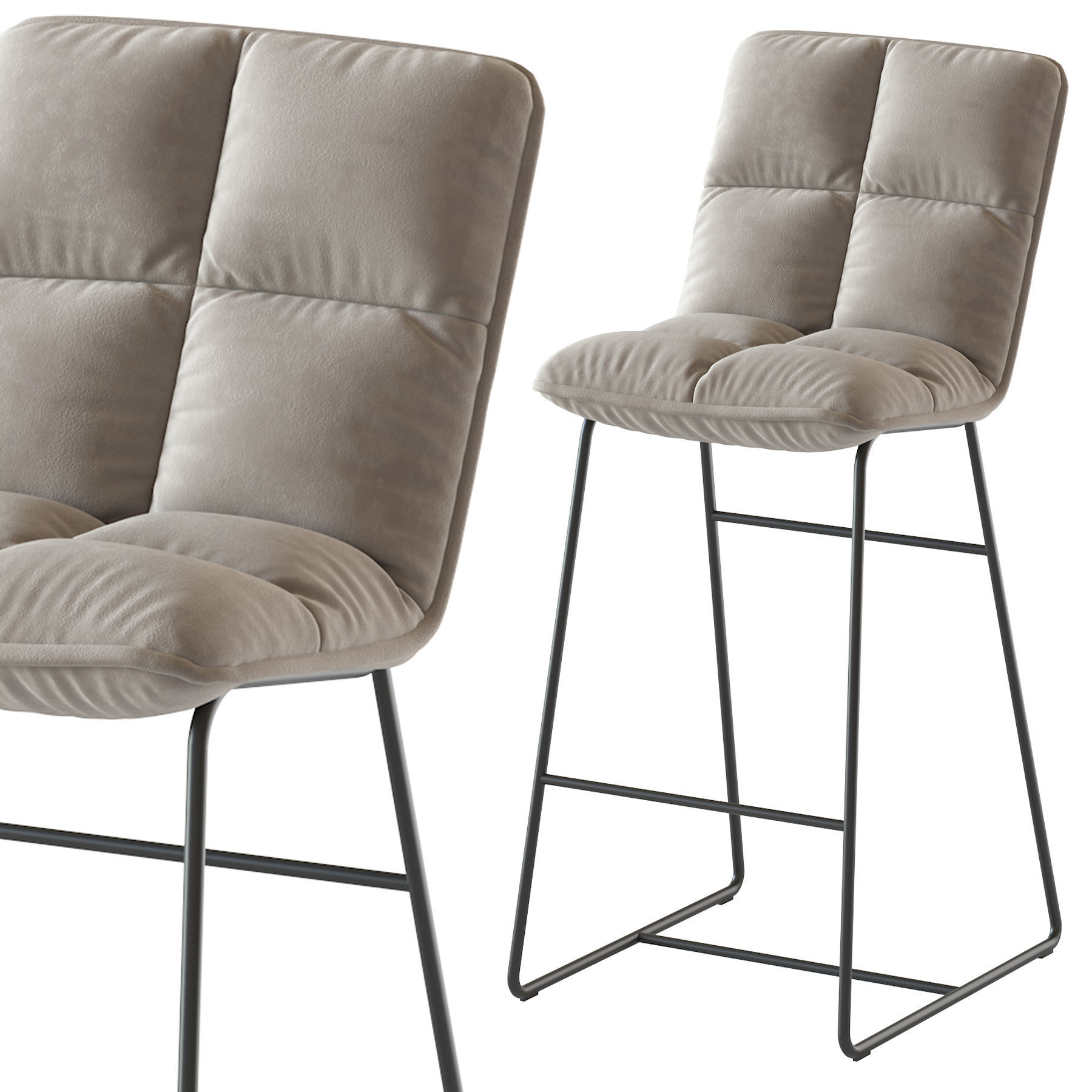 Barstool Cloud 3D model_24