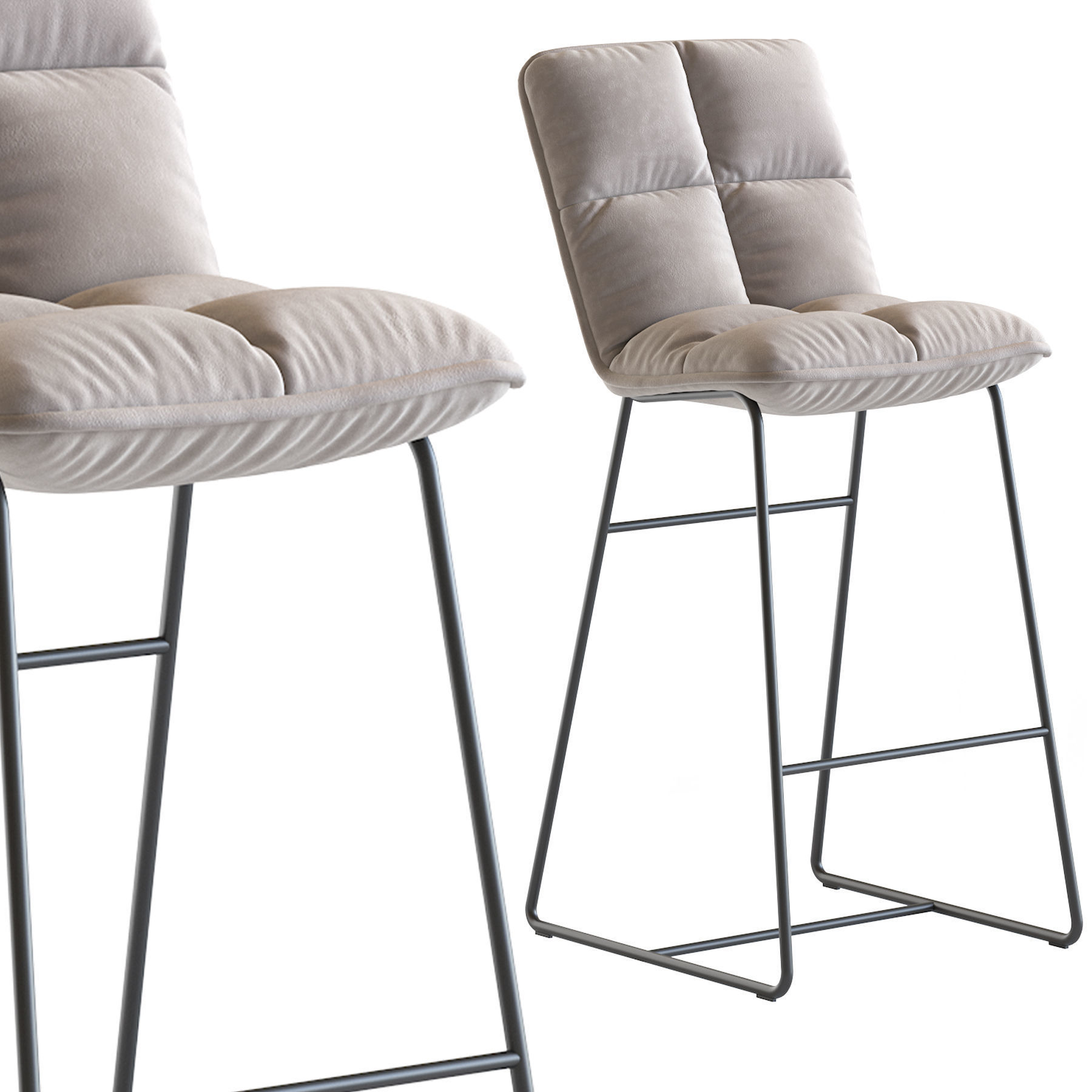 Barstool Cloud 3D model_6