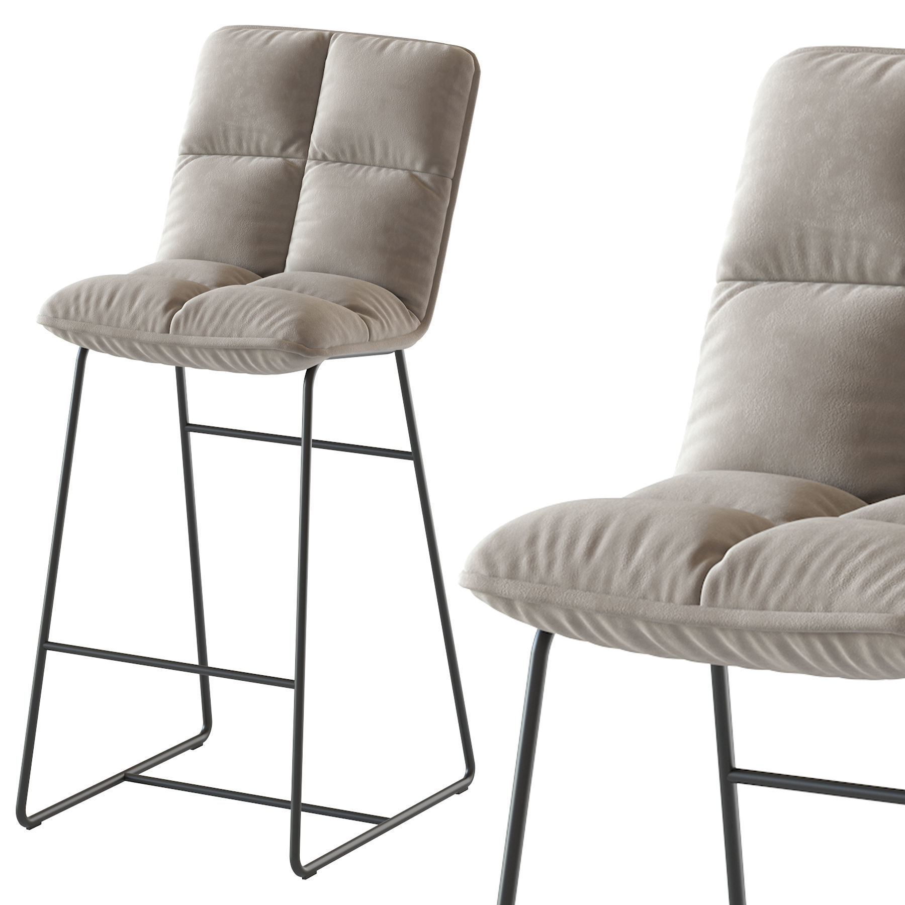 Barstool Cloud 3D model_25