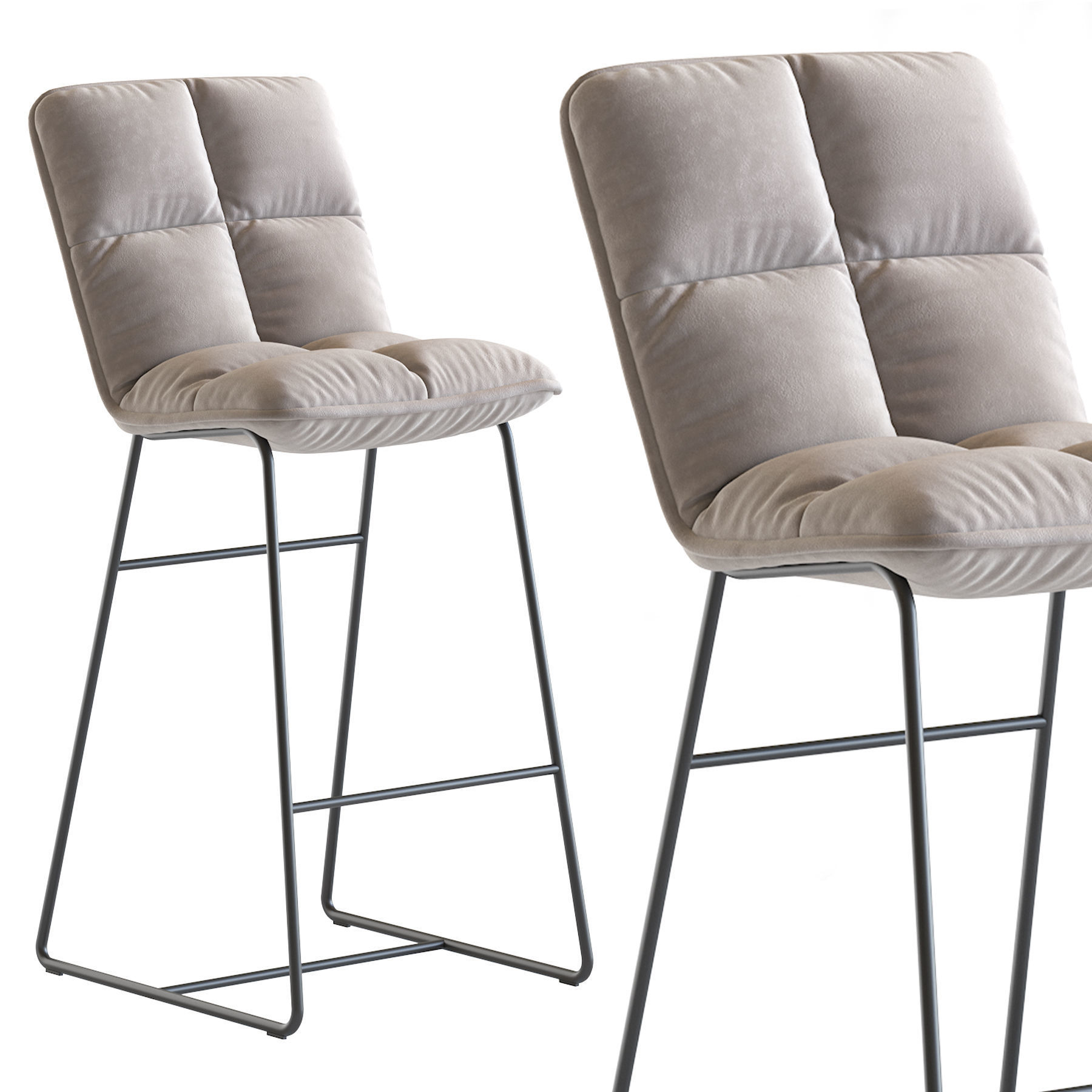 Barstool Cloud 3D model_5