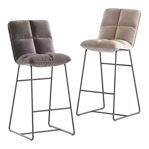 Barstool Cloud 3D model 2