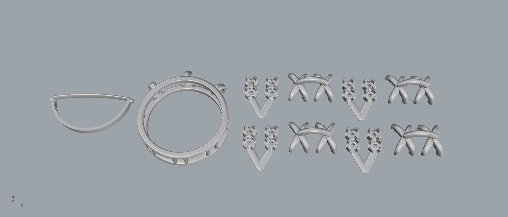 Ring Tiffany 18 size 3D print model_4