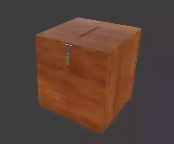 Electional Vote Card And Chest