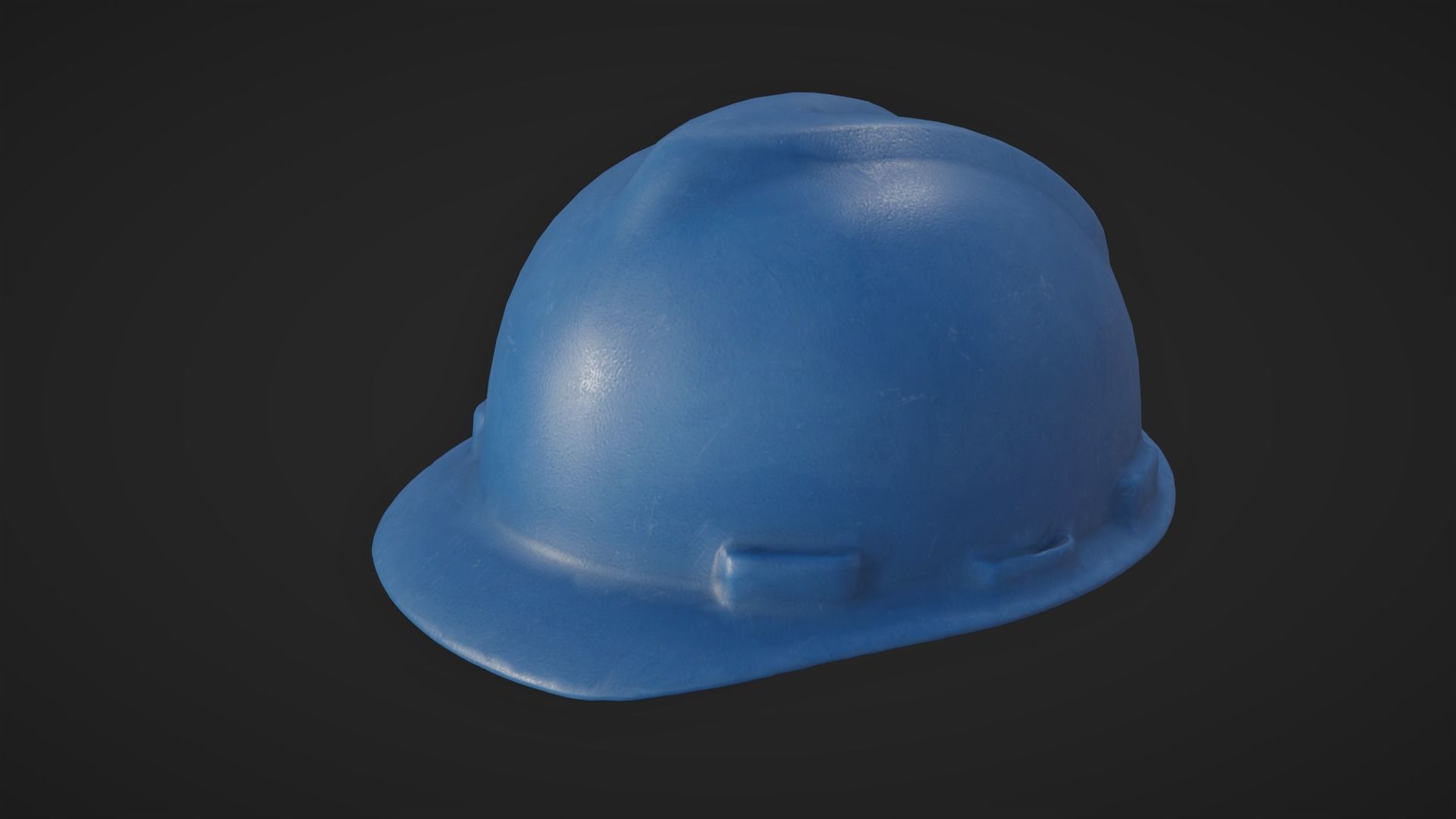 Repairman Tools with radio device and protection helmet Low-poly 3D model_14