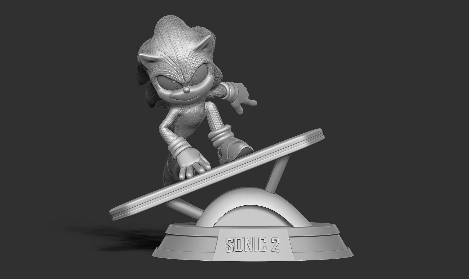 Sonic the Hedgehog 2 3D print model_12