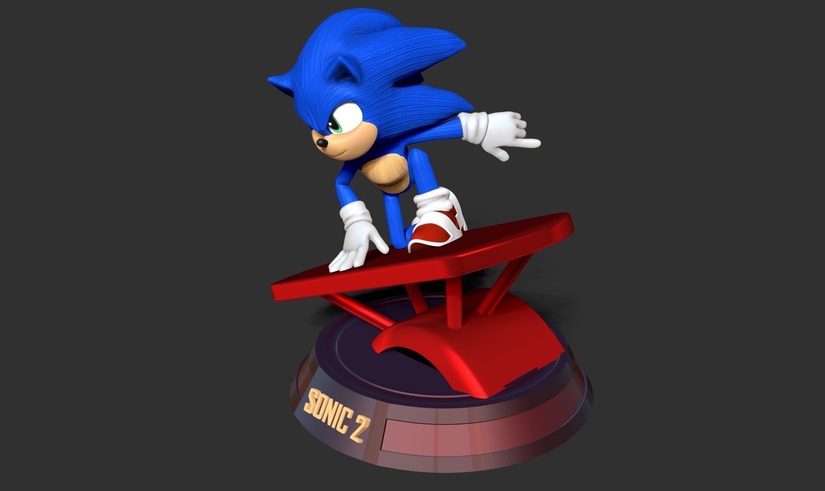 Sonic the Hedgehog 2 3D print model_16