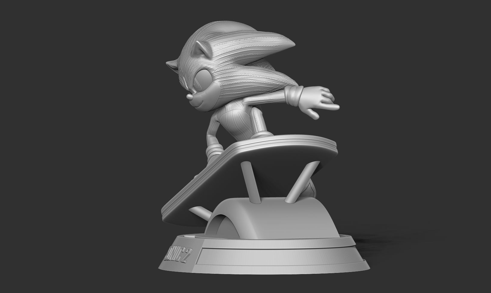 Sonic the Hedgehog 2 3D print model_13