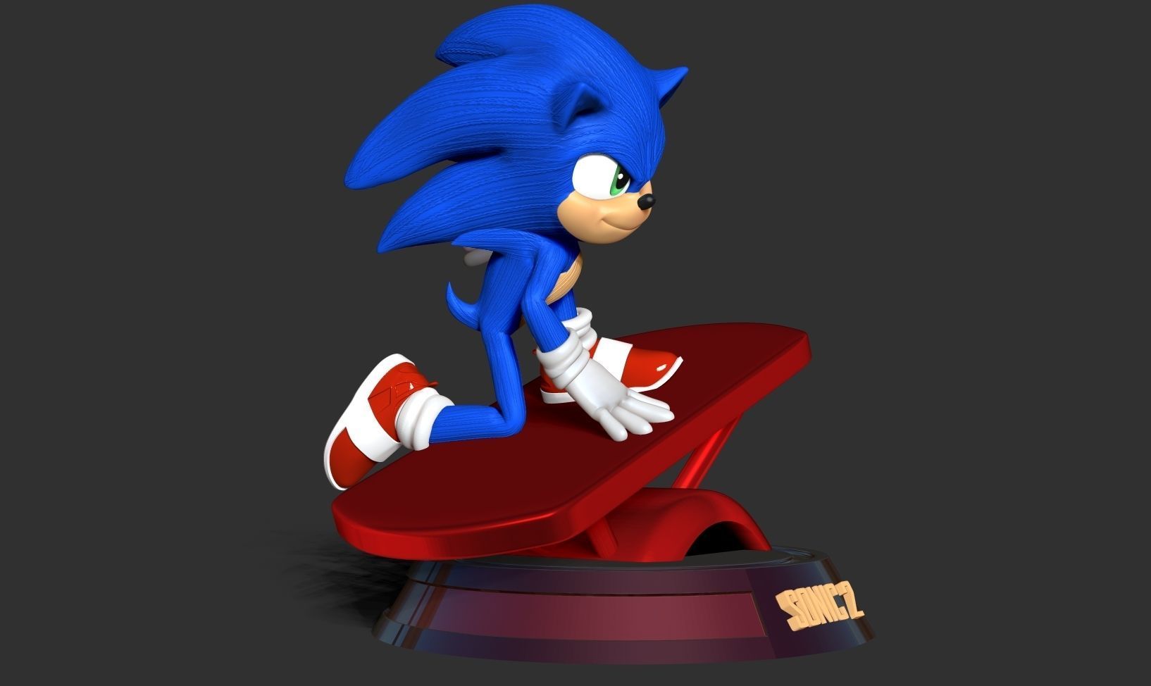 Sonic the Hedgehog 2 3D print model_14