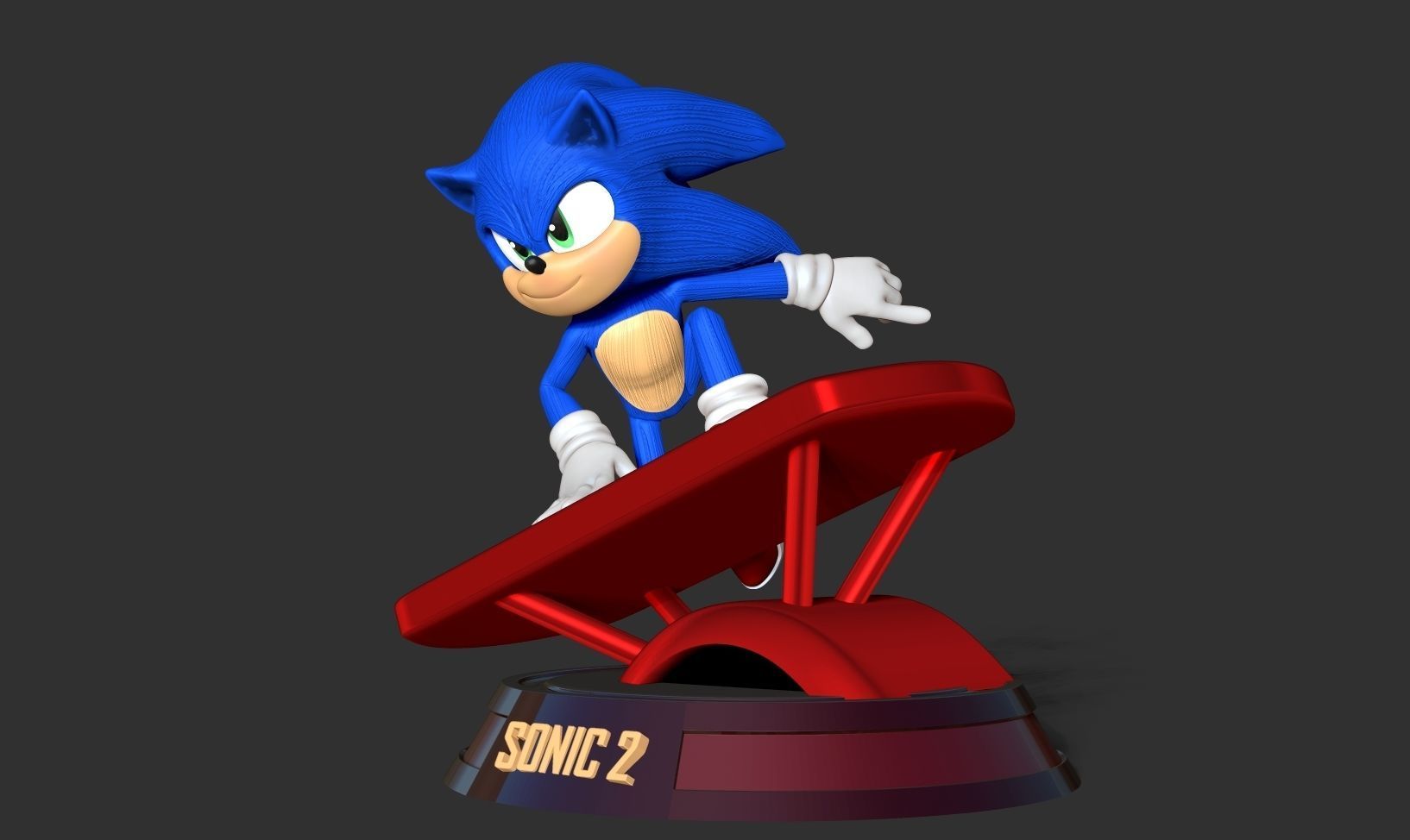 Sonic the Hedgehog 2 3D print model_9