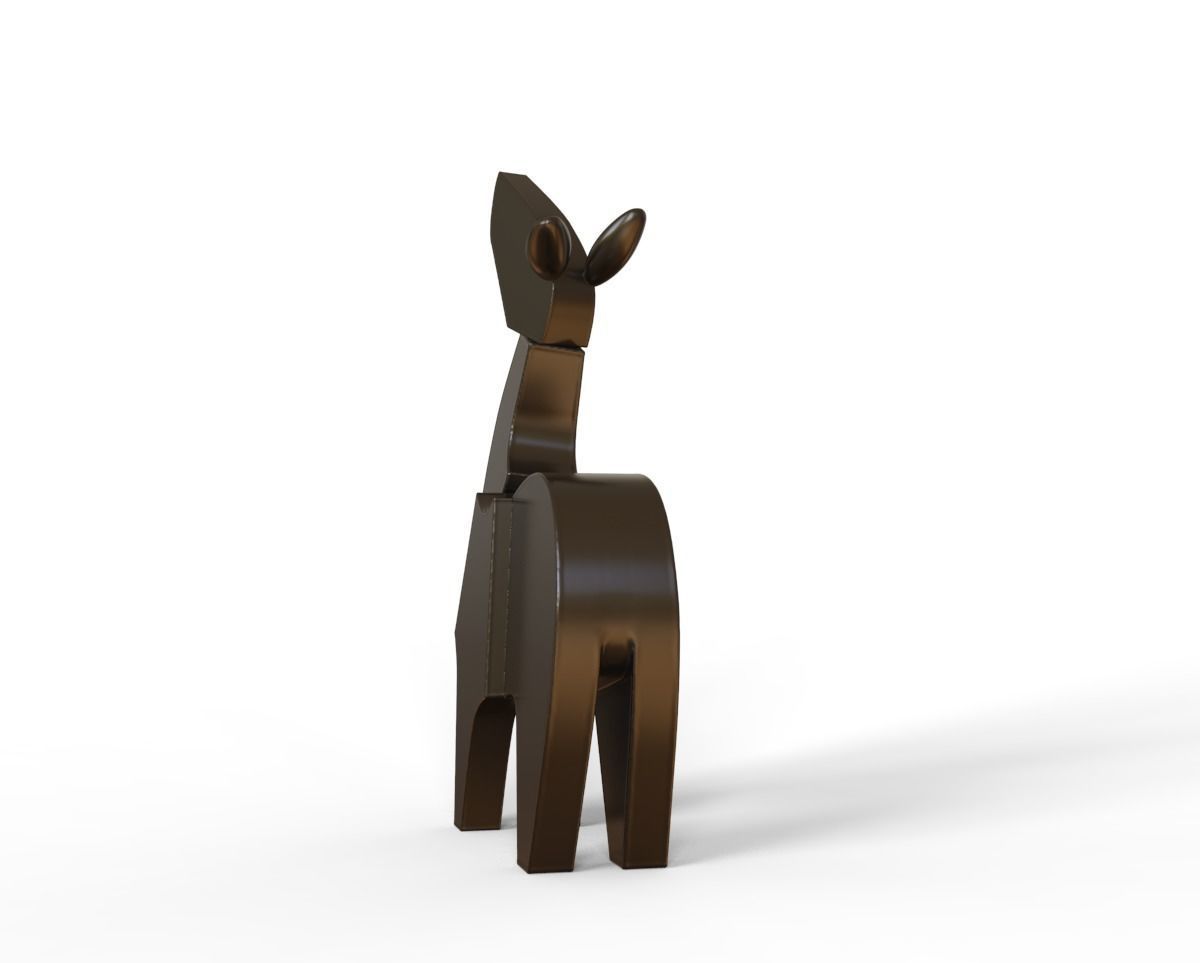 BABY DEER ART Miniature 3D print model_8