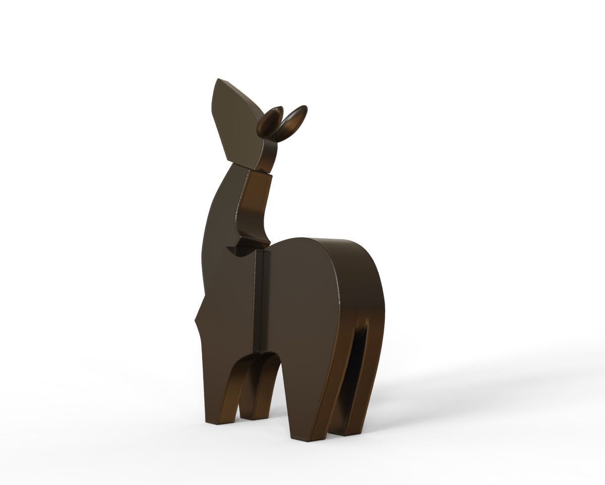 BABY DEER ART Miniature 3D print model_7