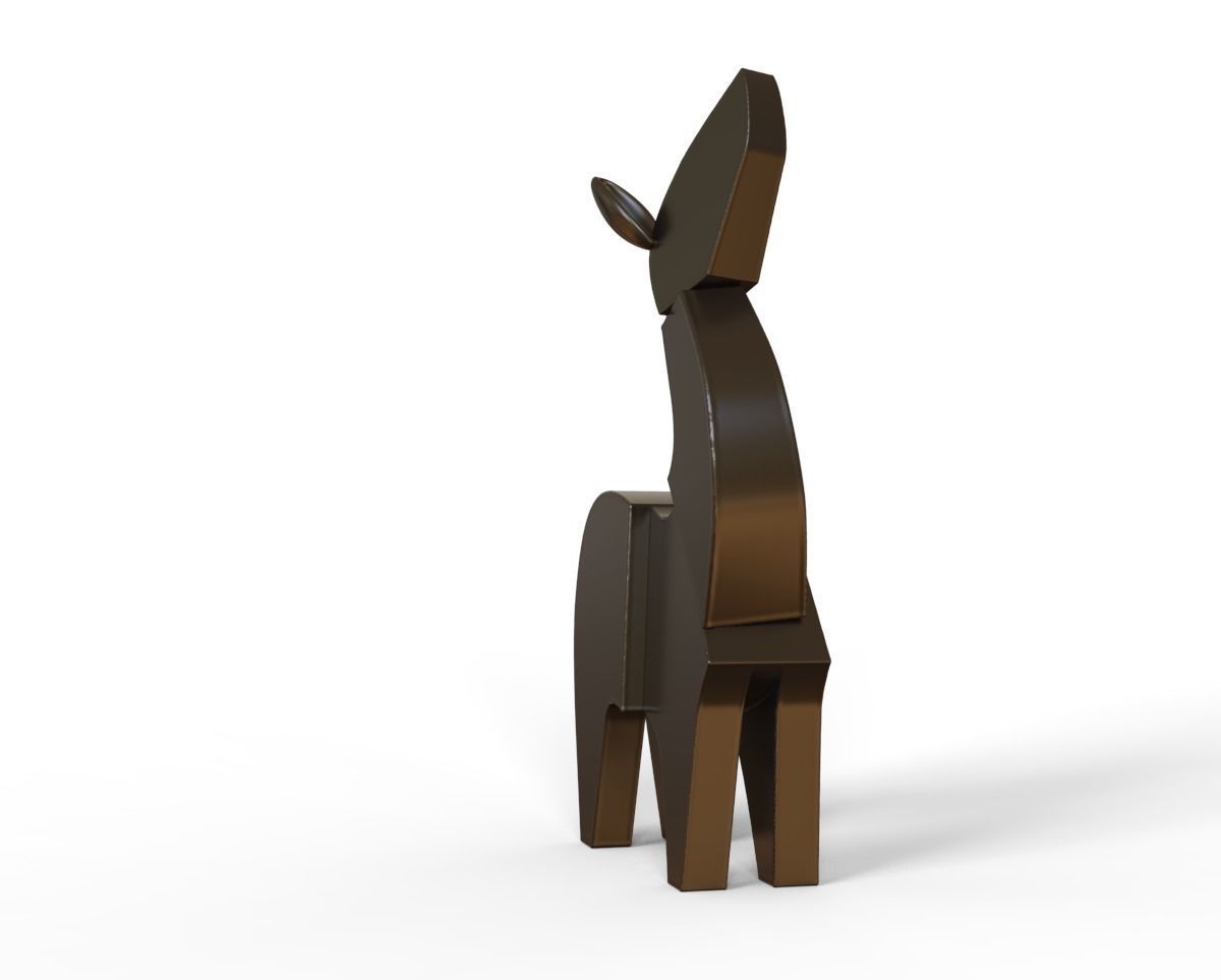 BABY DEER ART Miniature 3D print model_3