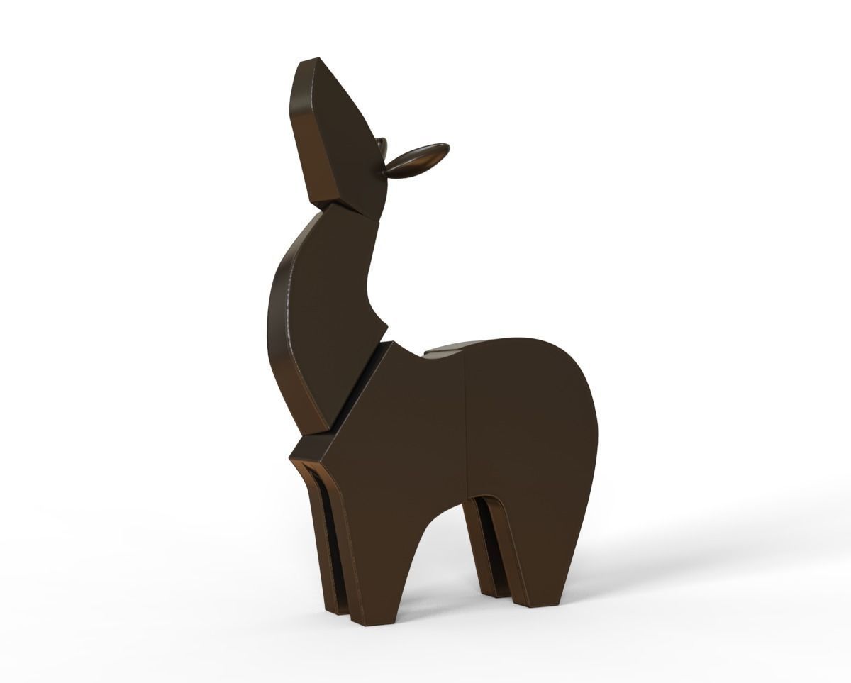 BABY DEER ART Miniature 3D print model_6