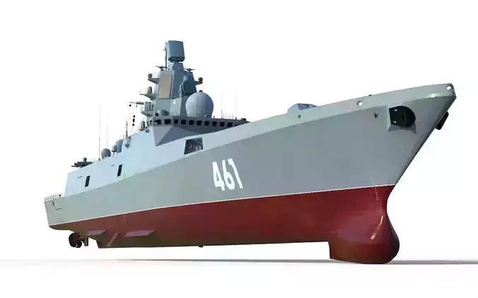 Admiral Gorshkov class frigate 22350  3D model