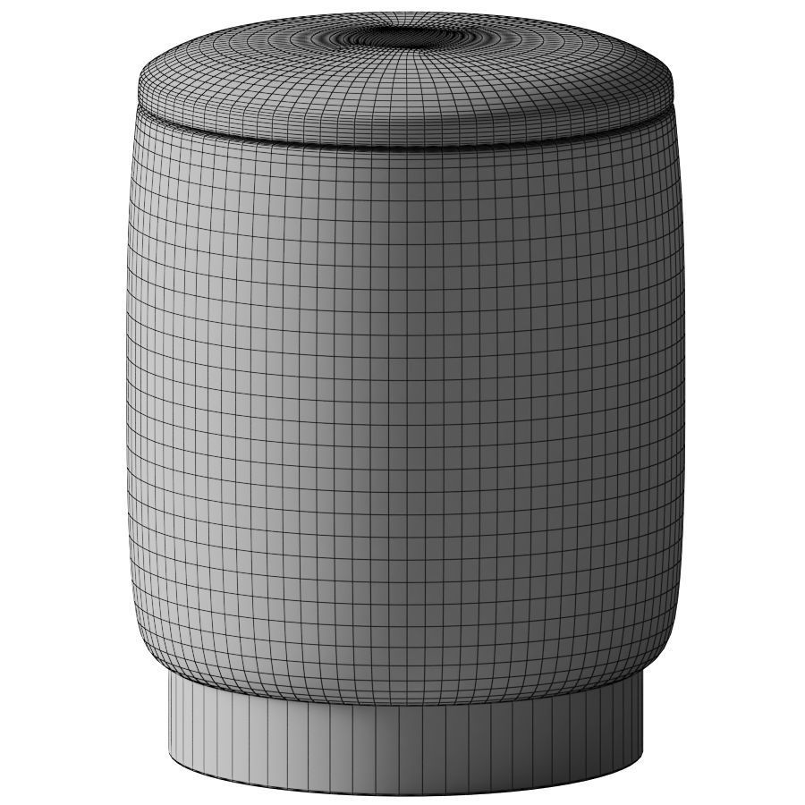 Aurora Ottoman by Mercury Row - Wayfair 3D model_1