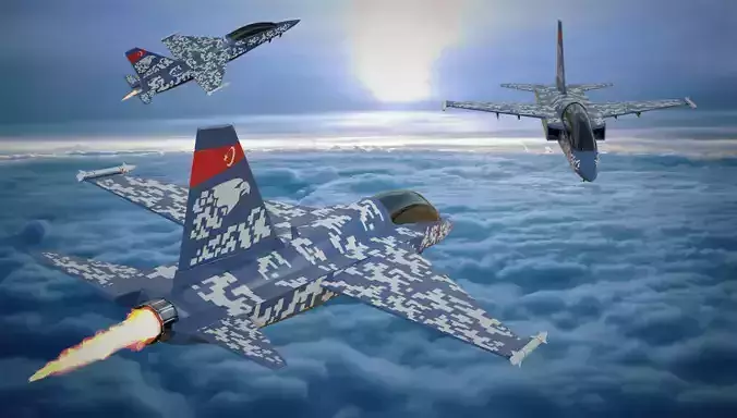 HURJET Single Engine Jet Trainer and close air support jet 